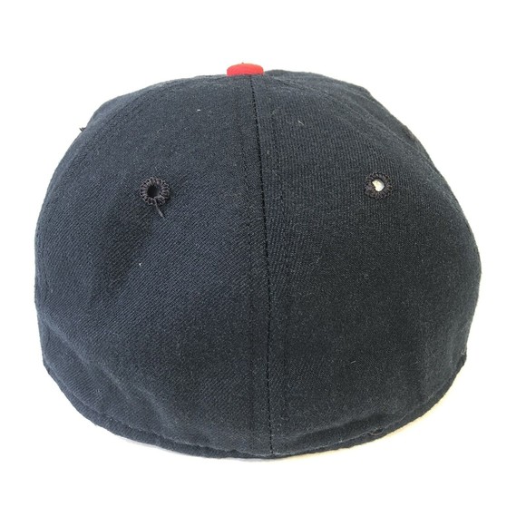 Vintage Cleveland Indians New Era Hat Pro Model USA Chief Wahoo Fitted Sz 7 1/4 - Picture 3 of 10